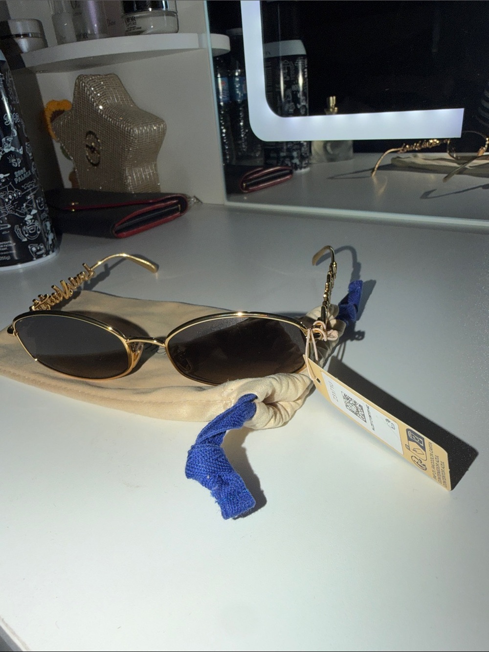 Louis Vuitton Lv script metal round sunglasses - Picture 5 of 10